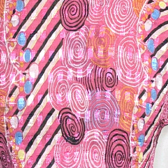 Belissimo NY Pink Crystal Short Sleeve Top - Picture 8 of 13